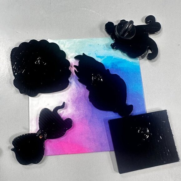 Ursula Villain Lapel Pin Little Mermaid Ariel Princess Brooch Jewelry Badge Pin - Picture 5 of 7